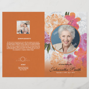 Memorial Funeral Program Flyer