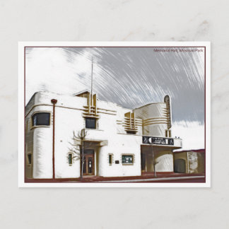 Memorial Hall, Mosman Park Vykort