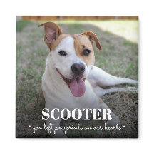 Memorial Hund Photo Tassavtrycks på våra hjärtan