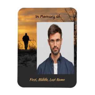 Memorial Hunter Hunting Stalking Game Magnet