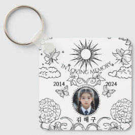 Memorial, i kärleksfullt minne. nyckelring
