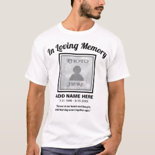 Memorial I Lägg till bild tröskel för överklo T Shirt