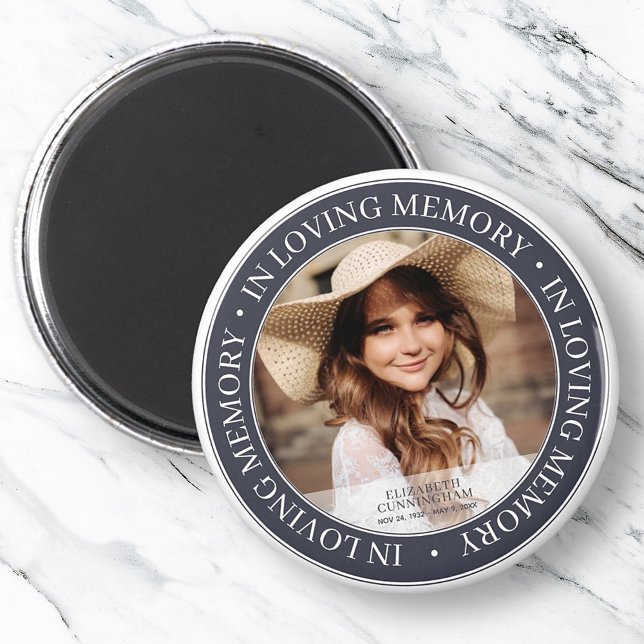 Memorial i Loving Memory Classic Anpassningsbar Ph Magnet (Skapare uppladdad)
