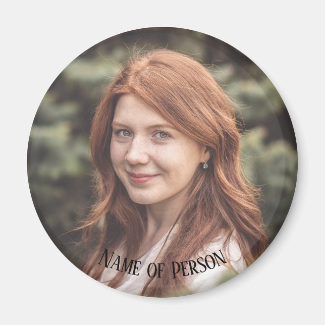 Memorial i Loving Memory Classic Elegant Photo Mor Magnet (Framsidan)