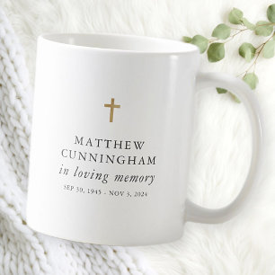 Memorial i Loving Memory Modern Simple Kor Kaffemugg