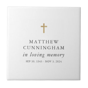 Memorial i Loving Memory Modern Simple Kor Kakelplatta