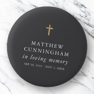 Memorial i Loving Memory Modern Simple Kor Knapp