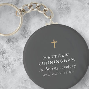 Memorial i Loving Memory Modern Simple Kor Nyckelring