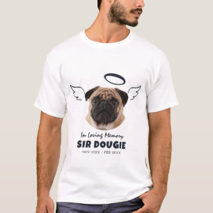 Memorial i Loving Memory Pet Angel Vingar Photo T Shirt