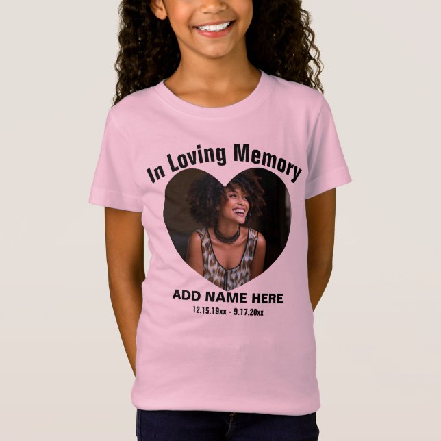 Memorial | I Loving Memory Tshirt T Shirt (Framsida)