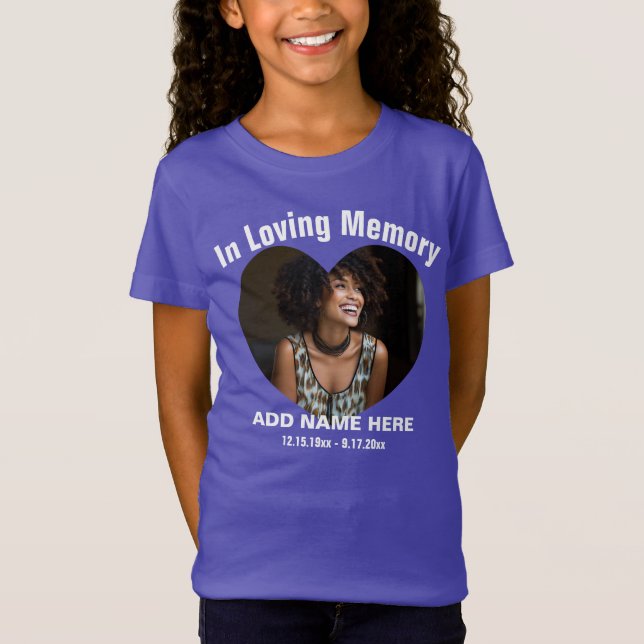 Memorial | I Loving Memory Tshirt T Shirt (Framsida)
