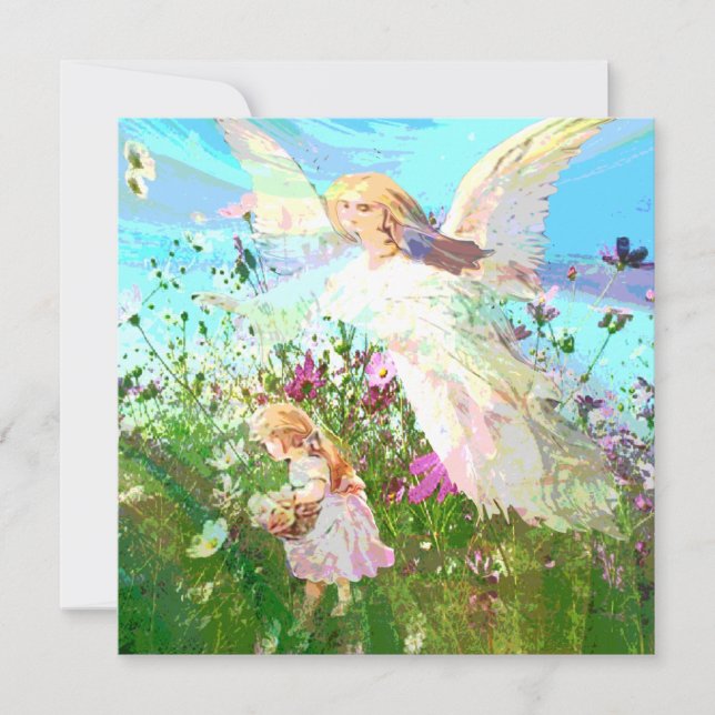 Memorial-inbjudan | Guardian Angel Inbjudningar (Framsida)