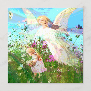 Memorial-inbjudan Guardian Angel Inbjudningar