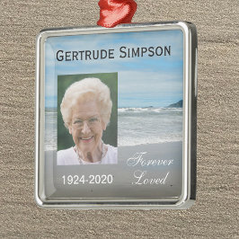 Memorial-julprydnader - Foto på Beach Julgransprydnad Metall