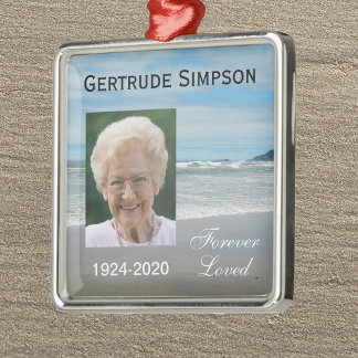 Memorial-julprydnader - Foto på Beach Julgransprydnad Metall