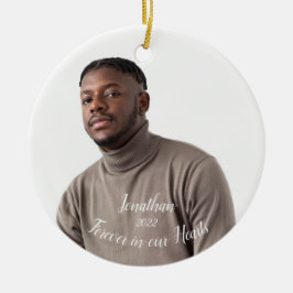 Memorial Keepsak Personlig jul - prydnad Julgransprydnad Keramik