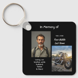 Memorial Keepsake Motorcycle Chopper Nyckelring