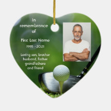 Memorial KeepsakGolfer Golfing Anpassningsbar