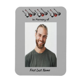 Memorial KeepsakMusician Guitar Music Magnet