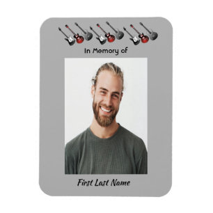 Memorial KeepsakMusician Guitar Music Magnet