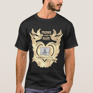 Memorial Lägg till bild med Angel Vingar, hjär T Shirt