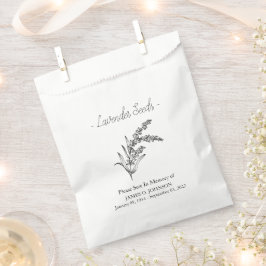 Memorial Lavender Seed Funeral