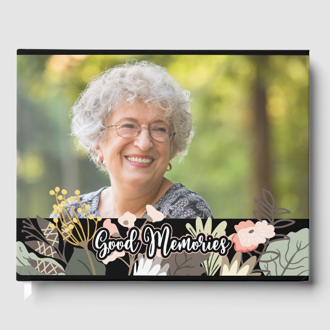 Memorial Loving Memory Funeral Firande of Life Gästböcker (Framsida)