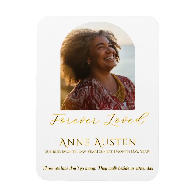 Memorial Magnet – Personalized Tribute Keepsake (Vertikal)
