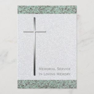 Memorial Metall Christian Kor Stone 2 Inbjudningar