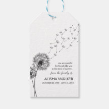 Memorial Minimalism Botanicals Flower Dandelion