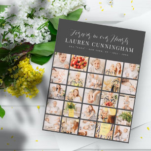 Memorial Modern enkel, minimalistisk 25-foto