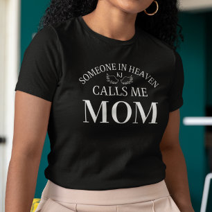 Memorial Någon i himlen kallar mig Mamma T-Shirt