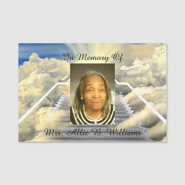 Memorial Namn bricka Namnbricka (Framsida)