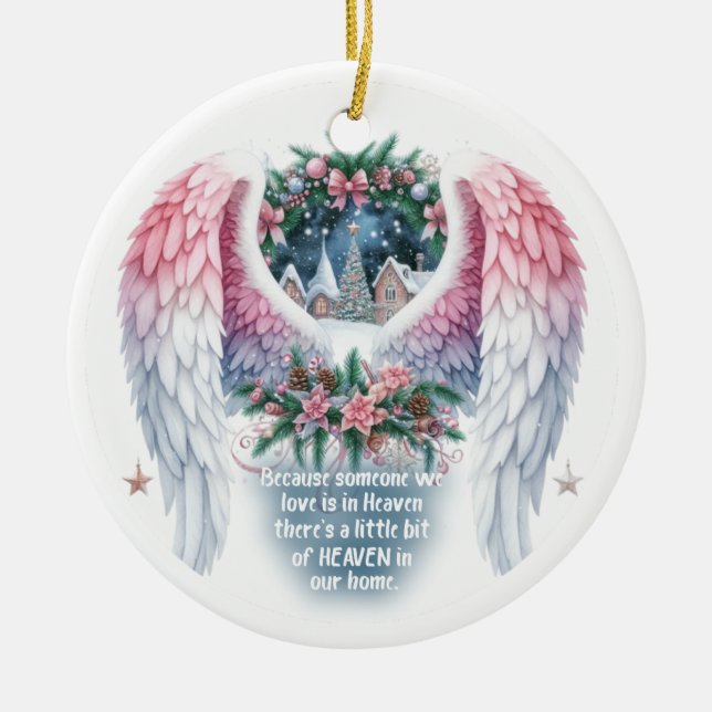 Memorial Ornament _ Eftersom någon vi kärlek är i (Framsidan)