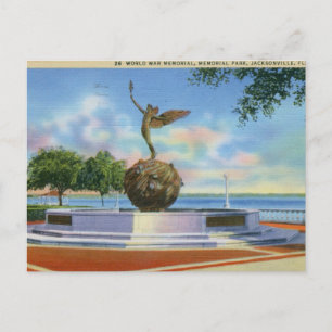 Memorial Park, Jacksonville, Florida Vykort