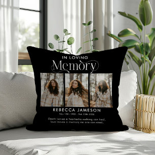 Memorial Photo Collage 'In Loving Memory' Kudde