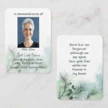 Memorial Photo Firande of Life Keepsaké