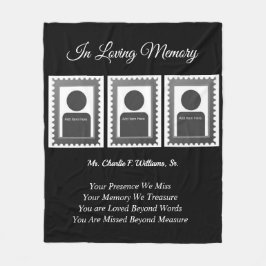 Memorial Photo Fleecefilt