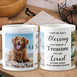 Memorial Photo för Hund av  för att ersätta förlor Kaffemugg