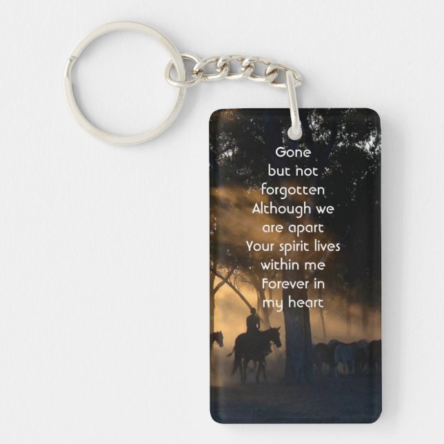 Memorial Photo Forest Trail Walk Horses (Framsidan)