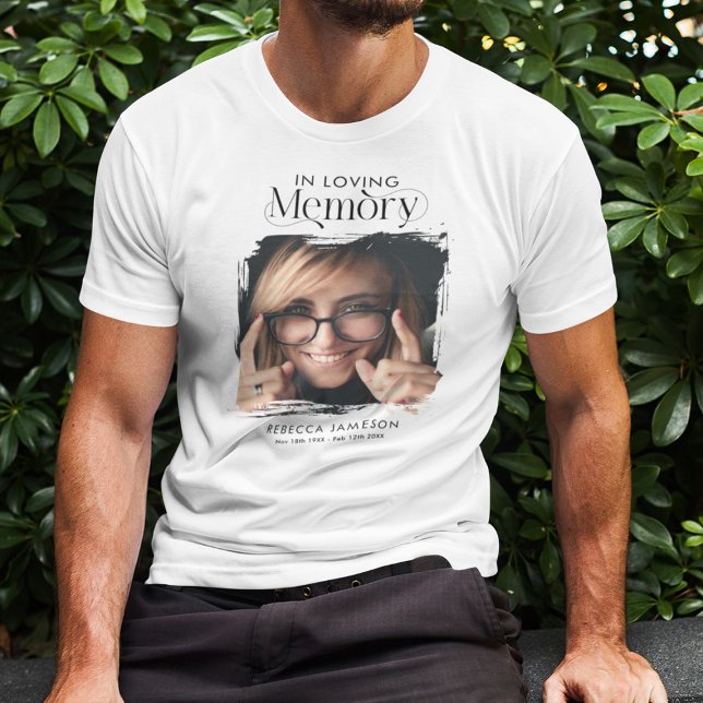 Memorial Photo 'In Loving Memory' Tribute T Shirt (Skapare uppladdad)