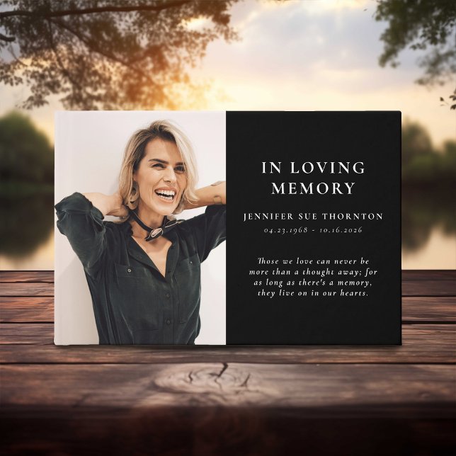 Memorial Photo & Message Sympathy  Gästböcker (Skapare uppladdad)