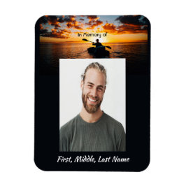 Memorial Pocket Keepsak Kayaking Sport Magnet