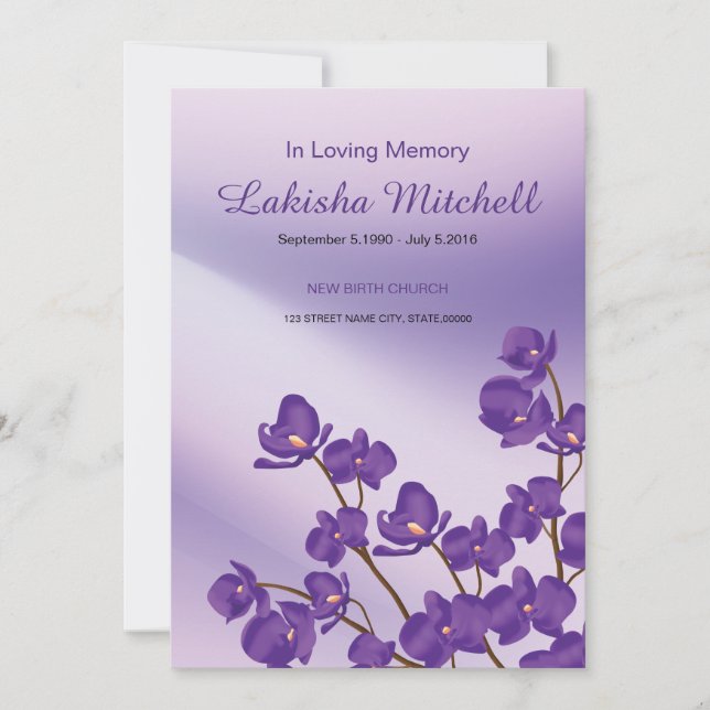 Memorial Prayer-kort (Framsida)