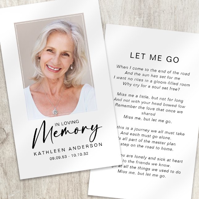 Memorial Prayer-kort | I lagringsminne (Skapare uppladdad)