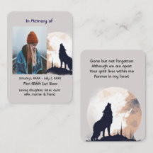 Memorial Prayer Lone Varg Howling Animal