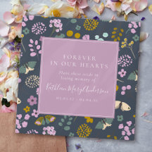 Memorial Seed Packet Wildblommor Butterflies