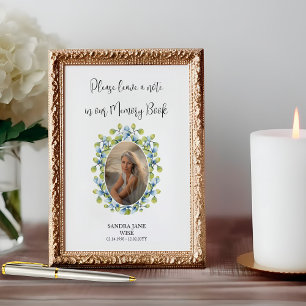 Memorial Service ett minne Bok Poster