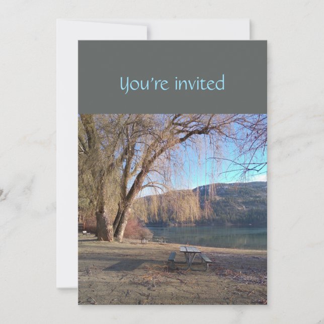 Memorial Service Inbjudan Benice Sjö Beach (Framsida)