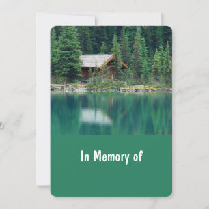 Memorial Service Inbjudan Benice Sjö Cabin
